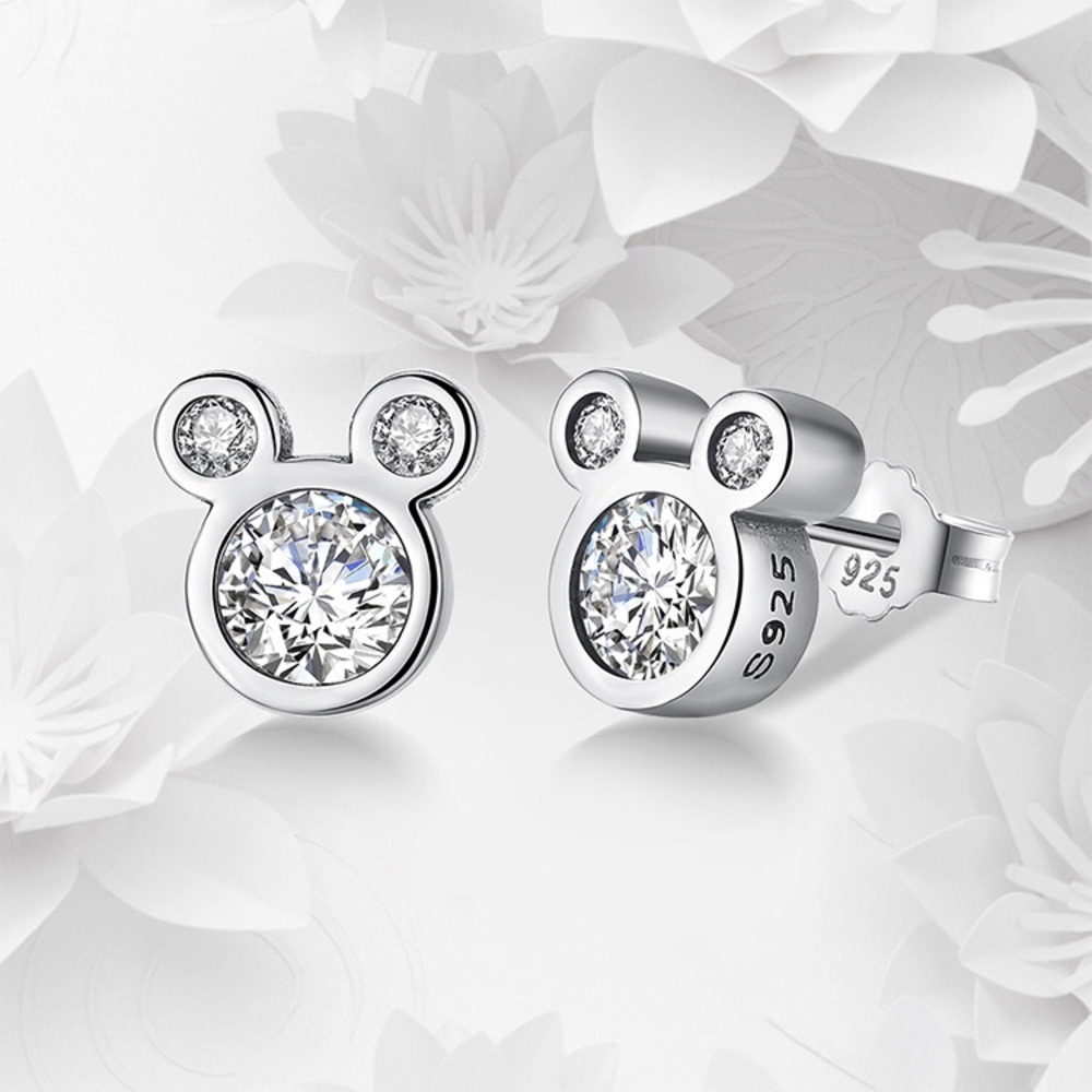 925 Mickey Mouse sterling silver earrings